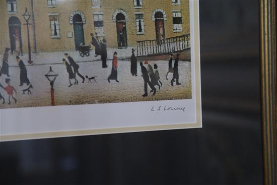 § Laurence Stephen Lowry, RBA, RA (1887–1976) Britain at Play, 18.75 x 24in.